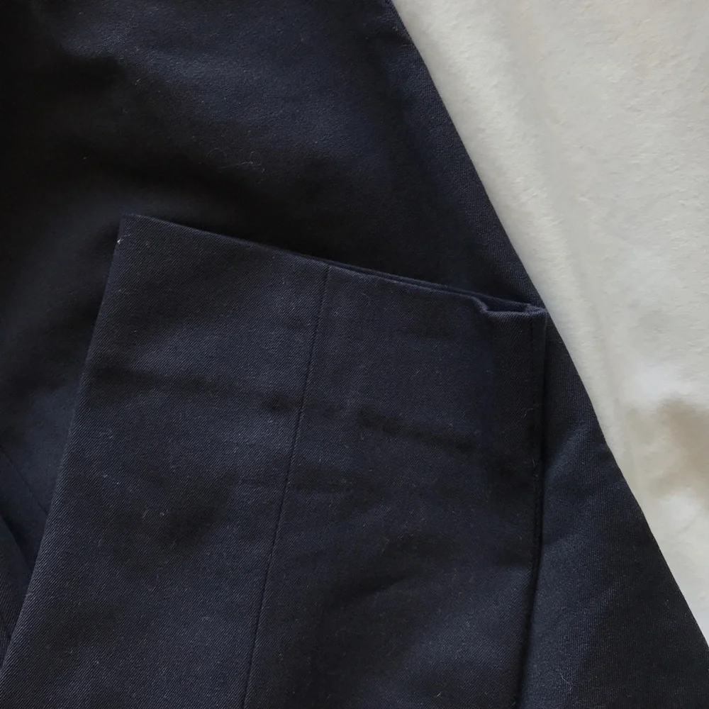 J. Crew Straight Leg Ankle Pants in Blue Navy